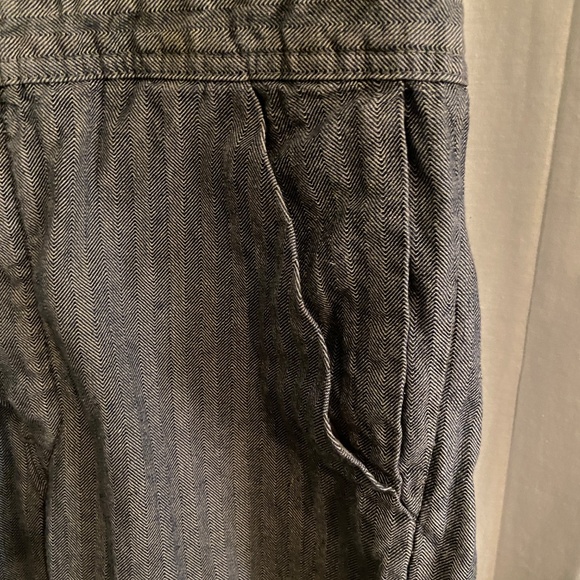 Vintage 1970s Sears Work Leisure Herringbone Denim Coveralls 36R Zip Front USA - Picture 7 of 11